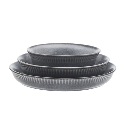 Amara Slate 6 Piece Dinnerware Bowl Set, Service for 2