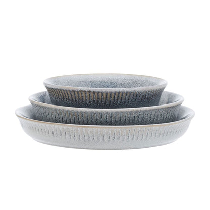 Amara Smoke 6 Piece Dinnerware Bowl Set, Service for 2