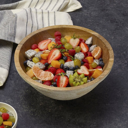 Fitz and Floyd Austin Craft Deep Serve Bowl, White