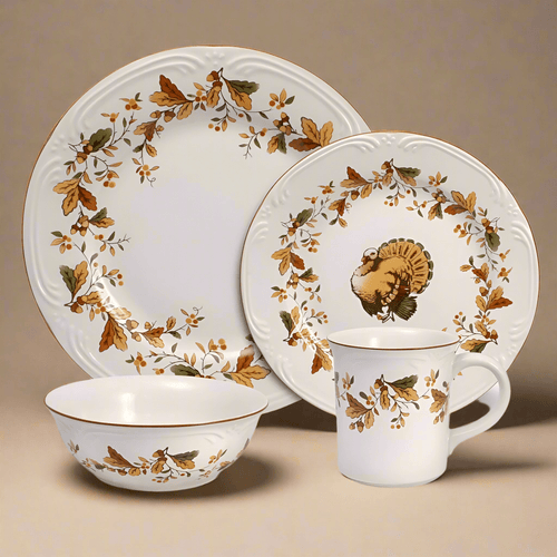 Autumn Berry 16 Piece Dinnerware Set, Service for 4