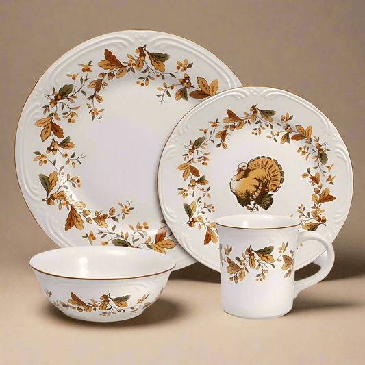 Autumn Berry 16 Piece Dinnerware Set, Service for 4