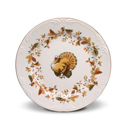 Autumn Berry Set of 4 Turkey Salad Plates