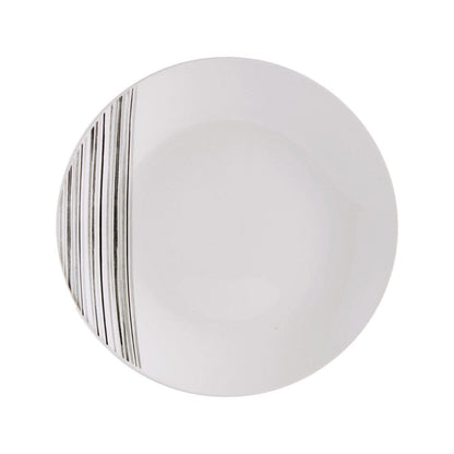 Brushed Lines 16 Piece Dinnerware Set, Service for 4