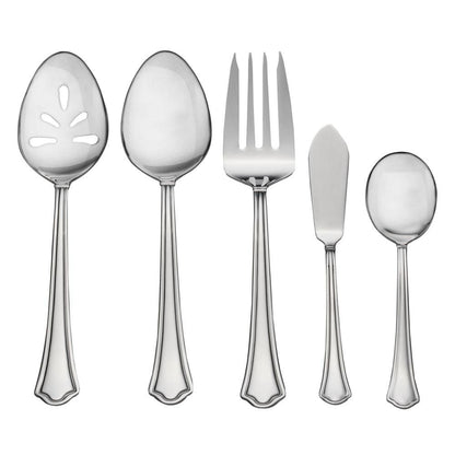 Capri Frost 53 Piece Flatware Set, Service for 8