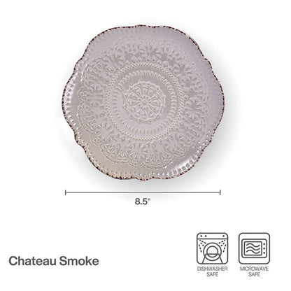 Chateau Smoke Set of 4 Salad Plates