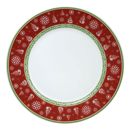 Dancing Snowflakes 16 Piece Dinnerware Set, Service for 4
