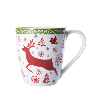 Dancing Snowflakes 16 Piece Dinnerware Set, Service for 4