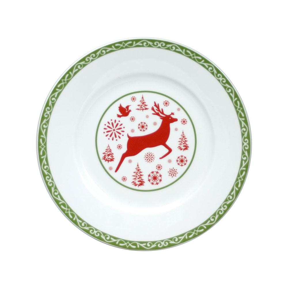 Dancing Snowflakes 16 Piece Dinnerware Set, Service for 4