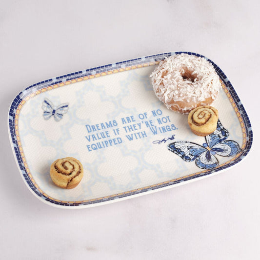 Dolly Parton Mosaic Butterfly Platter