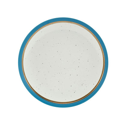Ezra Blue 16 Piece Dinnerware Set, Service for 4