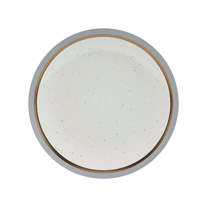 Ezra Grey 16 Piece Dinnerware Set, Service for 4