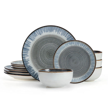 Jaimie 12 Piece Dinnerware Set, Service for 4