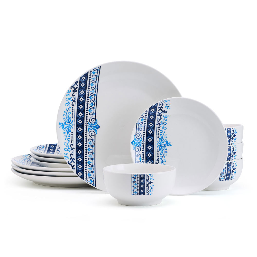 Michele 12 Piece Dinnerware Set, Service for 4