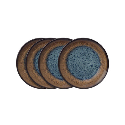 Monroe Blue Set of 4 Appetizer Plates