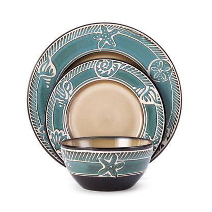 Montego 12 Piece Dinnerware Set, Service for 4