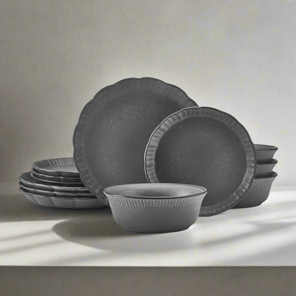 Noah 12 Piece Dinnerware Set, Service for 4