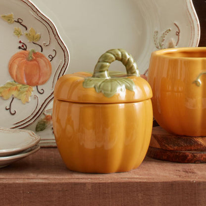 Plymouth Set of 4 Pumpkin Covered Dishes