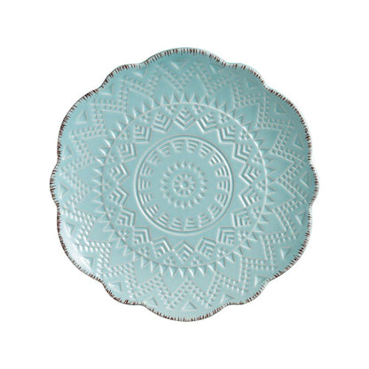 Remembrance Teal Dinnerware Set