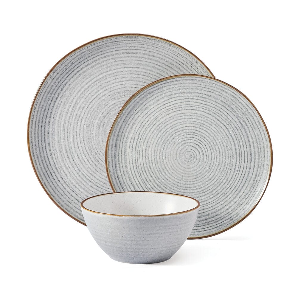 Rowan Gray Service 12 Piece Set, Service for 4