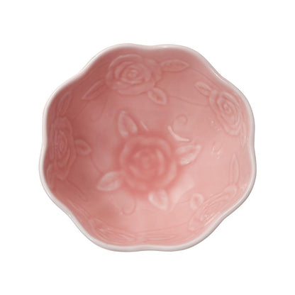 Tea Rose Pink Set of 4 Soup Cereal Bowl