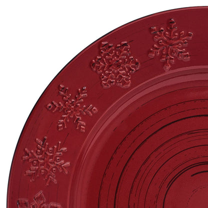 Trellis Snowflakes 12 Piece Dinnerware Set, Service for 4