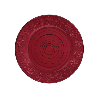 Trellis Snowflakes 12 Piece Dinnerware Set, Service for 4