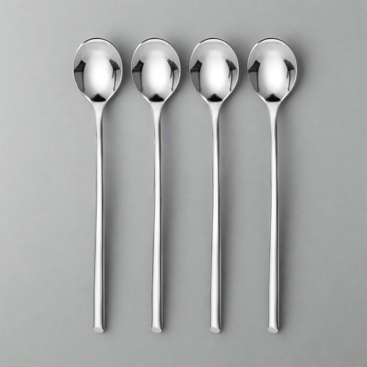 Wave Set of 4 Beverage Spoons