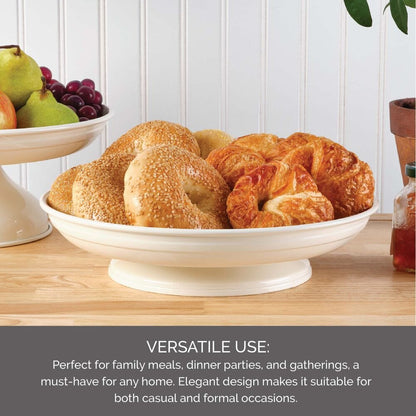White Metal Lazy Susan