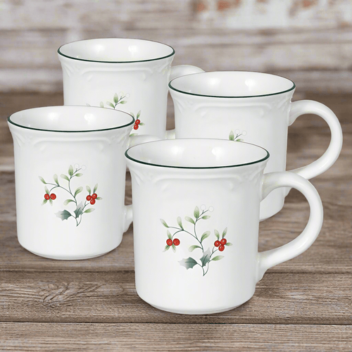Winterberry® Set of 4 Mugs