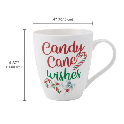 Winterberry® Set of 6 Sentiment Mugs